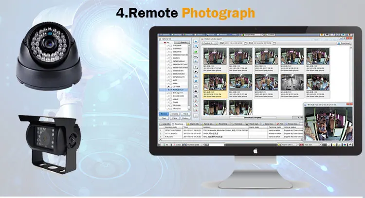 Auto realtime gps tracking device with camera