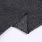 Factory wholesale fdy polyester brush knitted fabric for men's shirts elastic tube tops