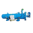 Automatic backflush self cleaning filter for water softener