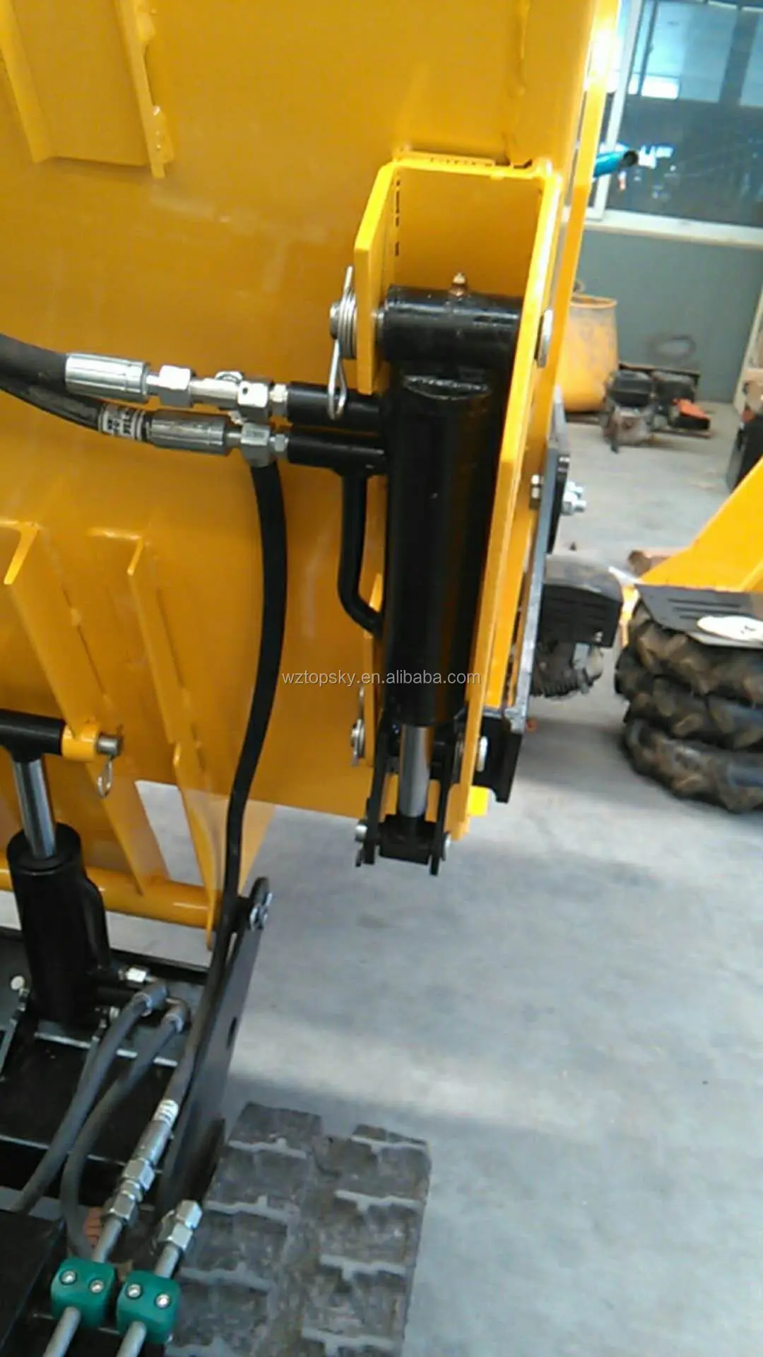 500kg loads mini dumper with bucket