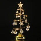 iron art christmas tree flashing craft xmas table decorations