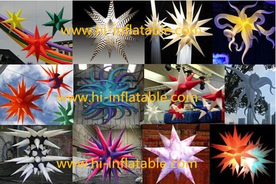 Hottest trade show / festival decoration use airblown star inflatables