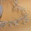 2017 New Style Clear Ice Rocks Beaded Branches Wired Bead Garland Spray For Wedding Party Decoration