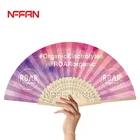 High quality craft vietnam bamboo hand folding fan for event