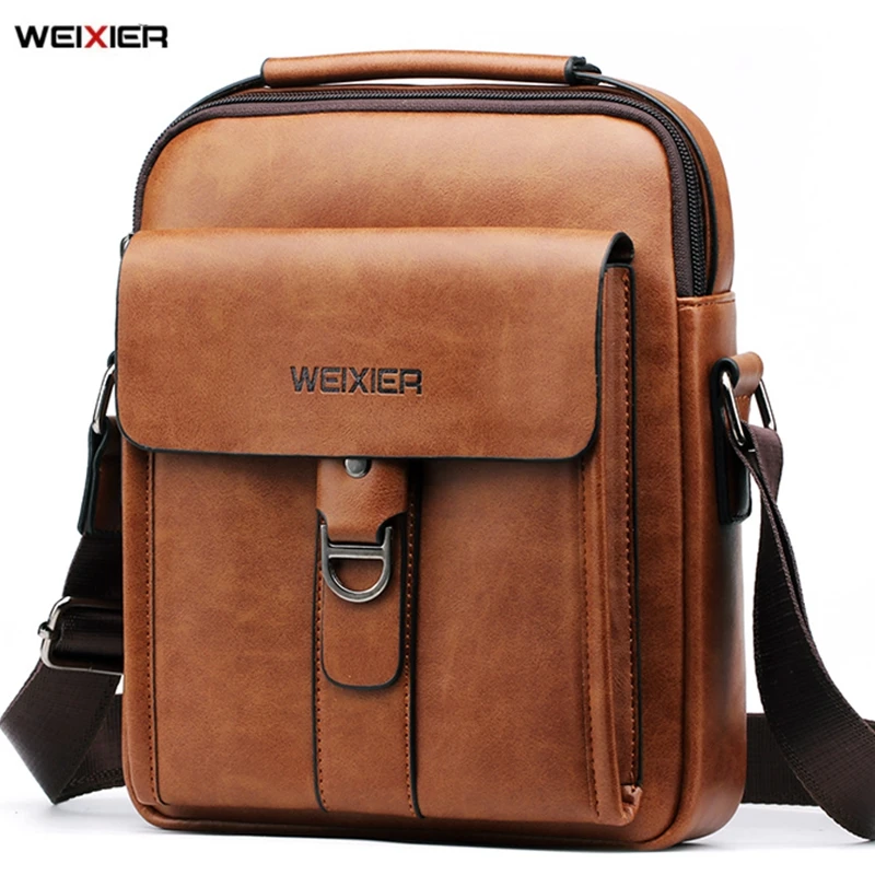 WEIXIER New Arrivals Shoulder Bag Men Messenger Bags High Quality Fashion Crossbody bag Male Leather Many Departments Handbag, 4colors for choose
WEIXIER New Arrivals Shoulder Bag Men Messenger Bags High Quality Fashion Crossbody bag Male Leather Many Departments Handbag, 4colors for choose