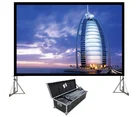 200'' Rear Portable Fast Fold Projection Screen Fabric indoor outdoor portable folding projection screen