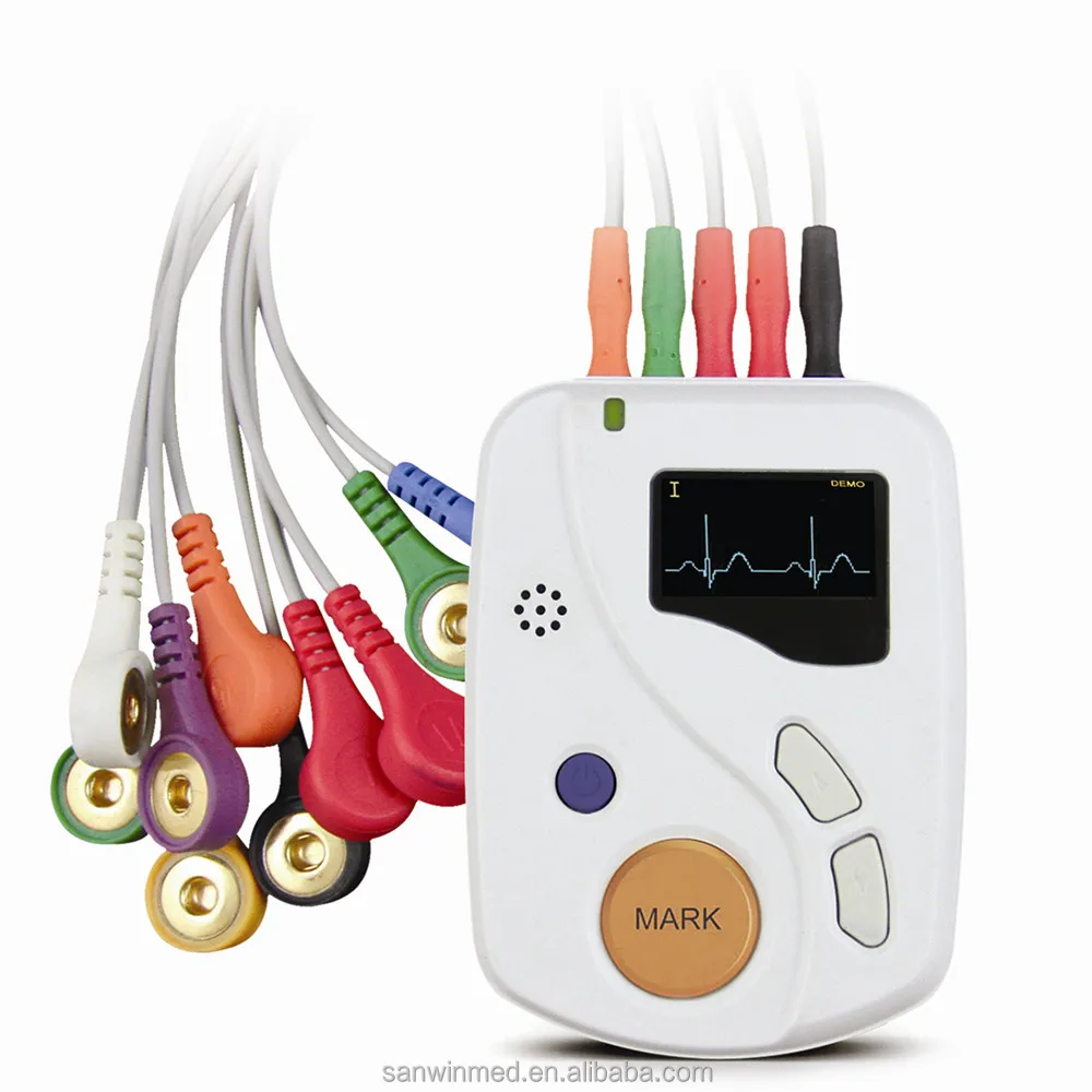 fast shipping tlc6000 12 leads 24/48 hours ambulatory ecg holter