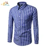 Classic Fit Non Iron French Cuff Contrast Collar Men's Dress Shirt
