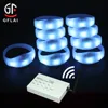 GFLAI Glowing Price Silicone Custom NFC Sound Activated DMX China Control Watch RFID Radio Control Controllable Led Wristband
