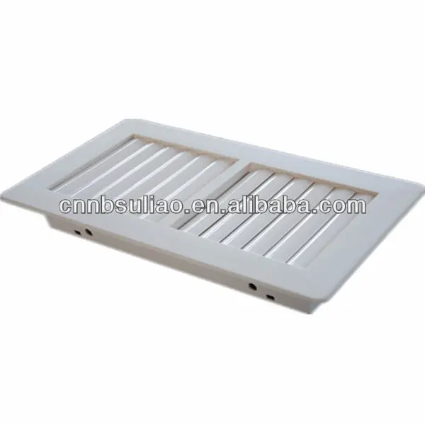 adjustable and compact ABS plastic return air grille 150mm*300mm