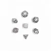 MBW CNC Machining Caged Stainless Steel DND Polyhedral Custom Metal Game Dice set