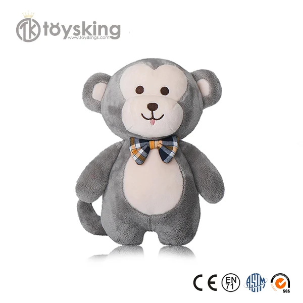 عالية الجودة محشوة الحيوان أفخم فارتينغ القرد مع BananaToy للطفل ، الكرتون قرد لعبة مخصصة من الصين الصانع
