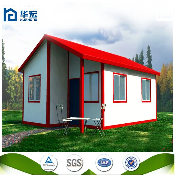 Easy assembly fast install low cost steel frame one bedroom modular homes