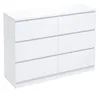 Wholesale Fair Price Wooden European Style High Gloss 6 Drawers Chest Of Drawers