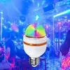 3W Colorful Auto Rotating RGB LED Bulb Stage Light Party Lamp Disco for home decoration lighting lamps