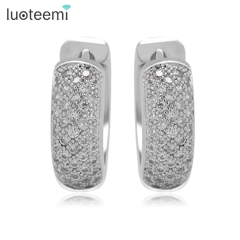 LUOTEEMI Wholesale Jewelry Fashion New Arrival CZ Crystal Micro Pave Hip Hop Round Hoop Earrings For Women, N/a
LUOTEEMI Wholesale Jewelry Fashion New Arrival CZ Crystal Micro Pave Hip Hop Round Hoop Earrings For Women, N/a