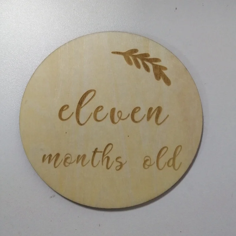 laser cut out pregnancy milestone card baby milestone cards