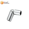 PC-916 Bathroom glass door round pipe glass connector stainless steel pipe clamp