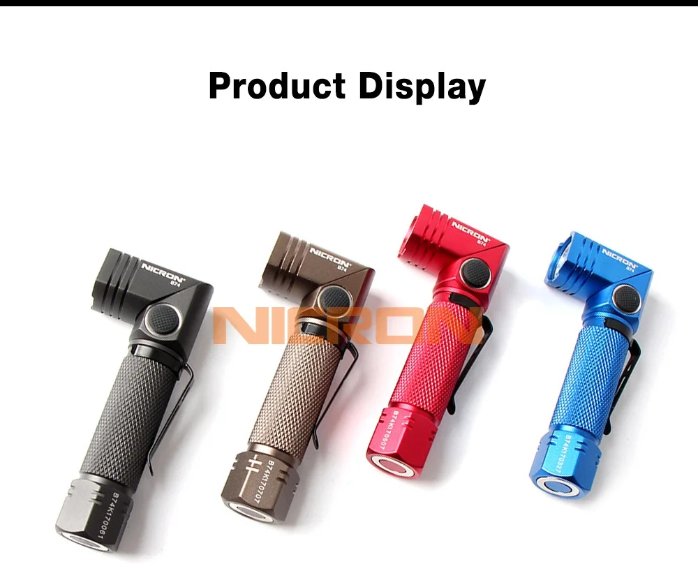 12 Multicolor flashlight