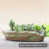 2017 wholesale resin globally new products decorative Stone potted succulent plants made in China christmas decor pots for sale