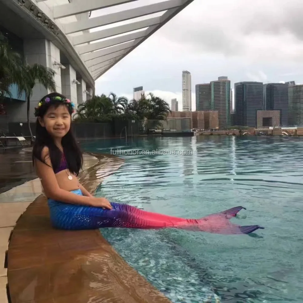 Fashion Girl Swimsuit Mermaid Tail for Swimming Princess Bikini Set Swimsuit Bathingsuit