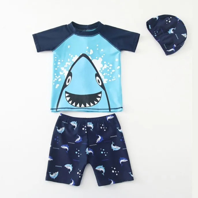 Beach Boys Three-Piece Swimwear For Children With Cartoon Character + Cap Boys Swimwear Kids Swim Trunks Baby Swimming Swimsuit
Beach Boys Three-Piece Swimwear For Children With Cartoon Character + Cap Boys Swimwear Kids Swim Trunks Baby Swimming Swimsuit