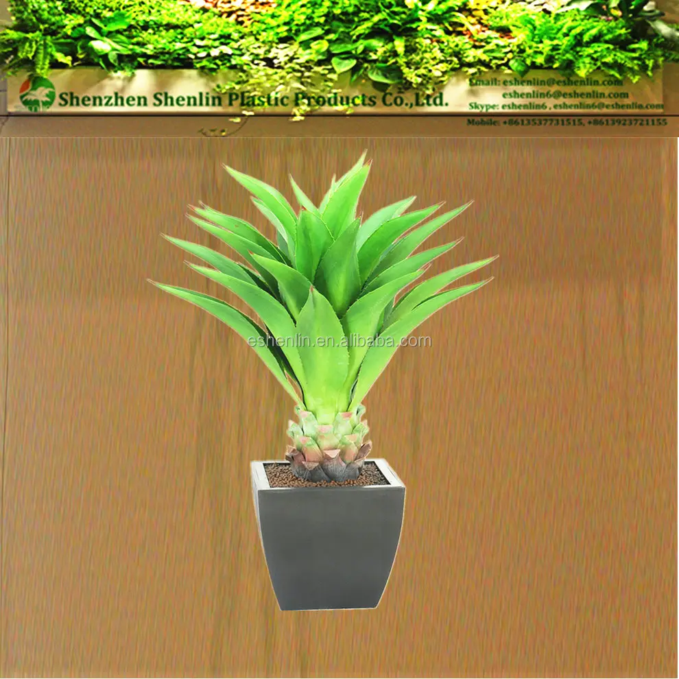 home decoration plastic sisal hemp agave plants artificial plants