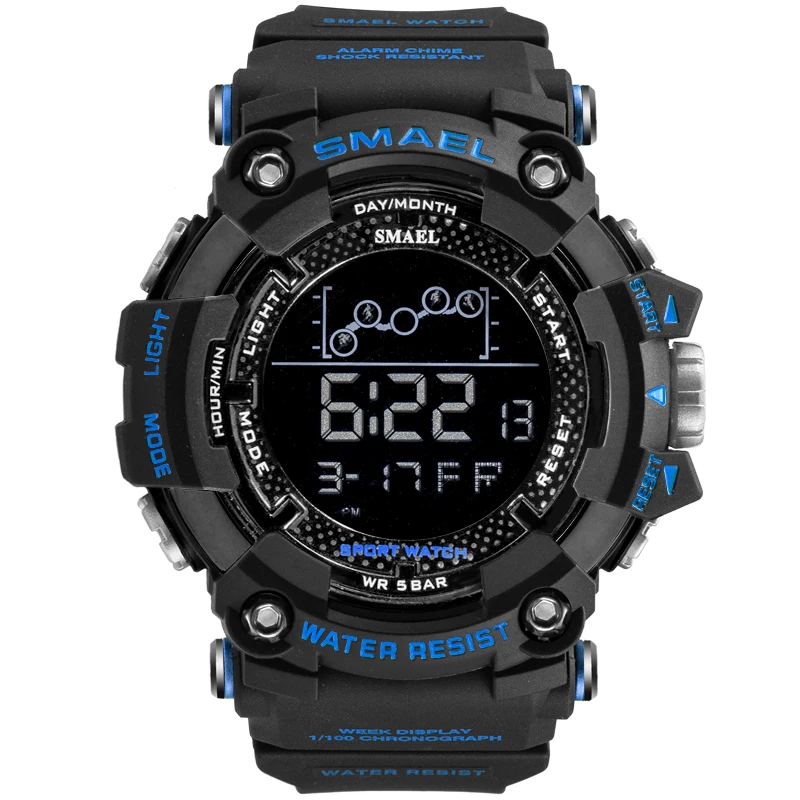 SMAEL Mens Watches New Fashion Casual LED Digital Outdoor Sports Watch Men Multifunction Student Wrist watches Relogio Masculino, 8 colors for choice
SMAEL Mens Watches New Fashion Casual LED Digital Outdoor Sports Watch Men Multifunction Student Wrist watches Relogio Masculino, 8 colors for choice