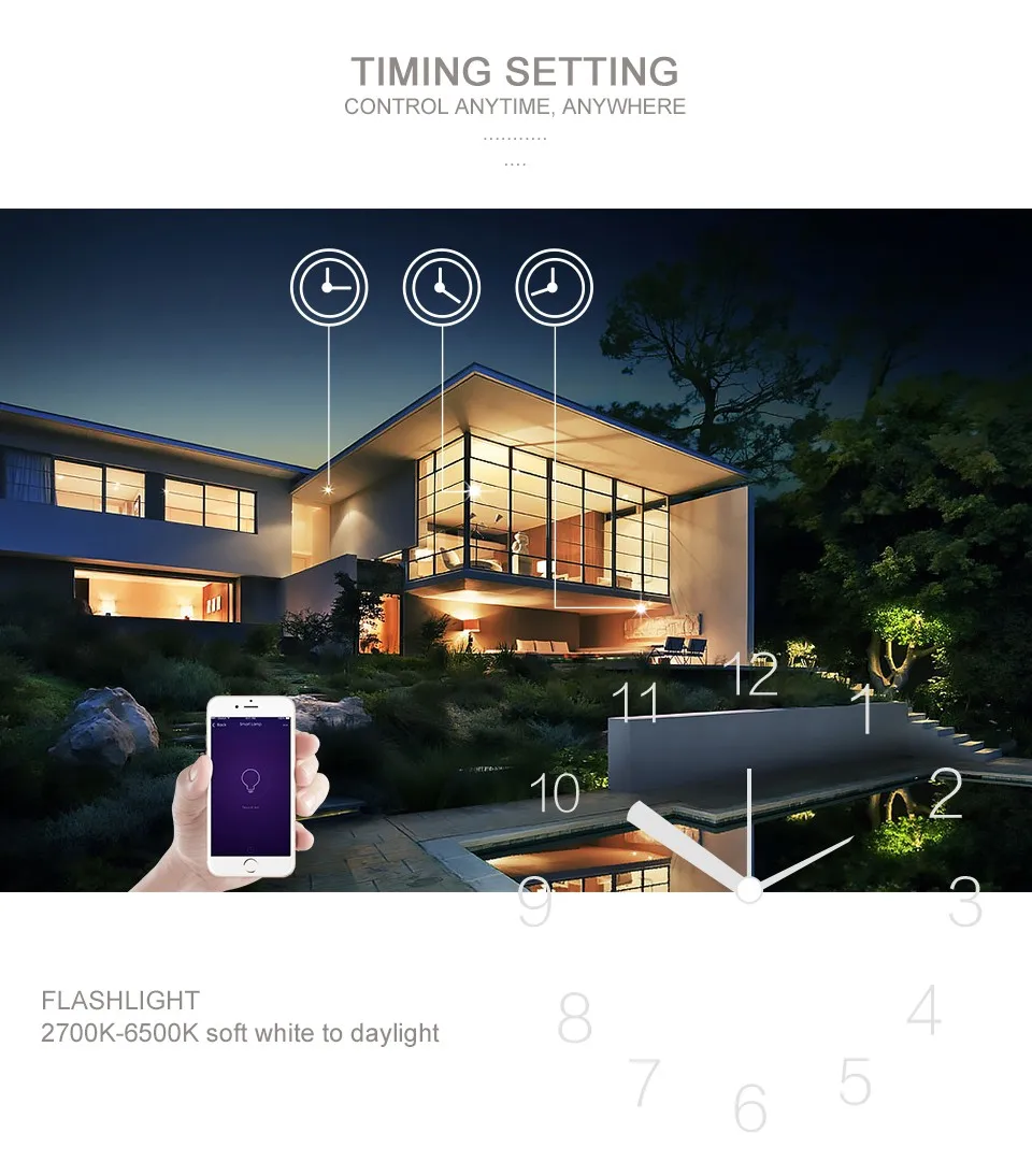 ZigBee smart light zigbee led bulb controller rgb led bulb - ANKUX.COM