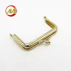Manufacture Metal clutch purse frame clasp purse frame clip kiss lock frame for purse or handbag