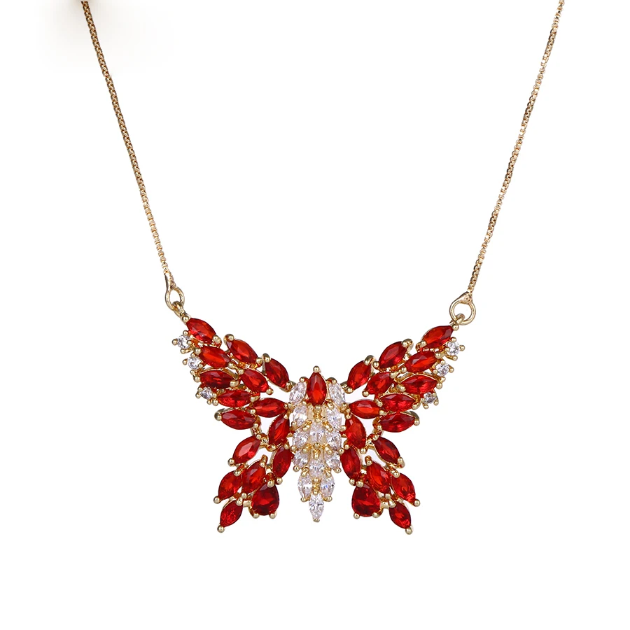 44211 New product fashion gold plated metal women jewelry, beautiful design butterfly shape pendant necklace with colorful stone
44211 New product fashion gold plated metal women jewelry, beautiful design butterfly shape pendant necklace with colorful stone