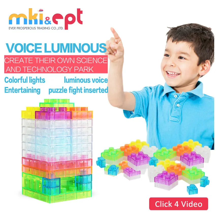 light up building toys