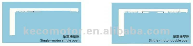 KECO KE70A motorized curtain motor for super heavy-duty electric curtain system and small stage curtain with remote controlling