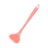 Amazon hot sale silicone cooking tools of soft rubber kitchen soup ladle