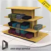 ornament display rack wood double side clothes garment store display shelves