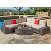 Hot sale brown wicker and outdoor rattan outdoor garden furniture
