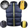 Hot sale style warm winter custom sleeveless down mens heated vest