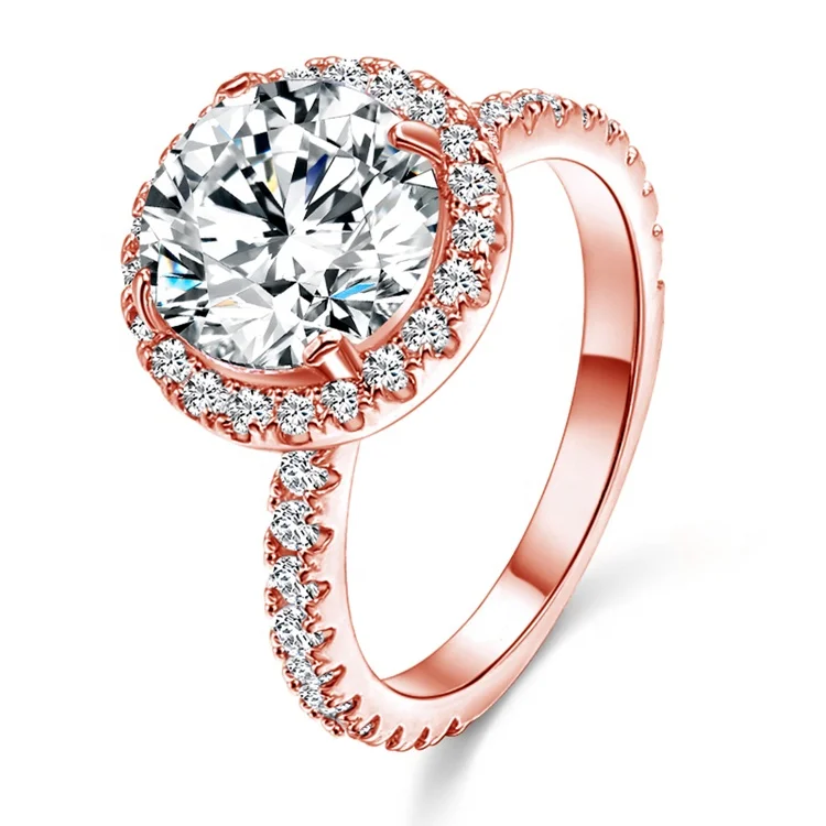 new fashion 14k yellow gold round stone ring 925 sterling silver ring jewelry wedding rings 14k gold, Customized 
new fashion 14k yellow gold round stone ring 925 sterling silver ring jewelry wedding rings 14k gold, Customized