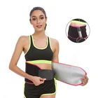 New elastic fitness waist trainer sweat support belt trimmer with zipper pocket