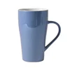 2018 Newest Design Hot sale blue color unbreakable ceramic coffee cup and mug