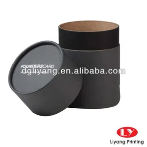 customized high quality round cardboard paper tube gift box