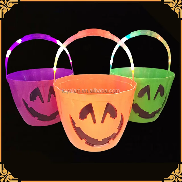 halloween decoration trick or treat halloween led pumpkin