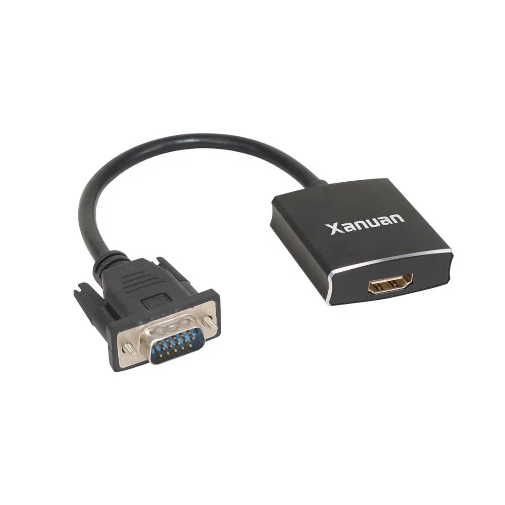 XANUAN VGA TO HDMI Adapter hot sale 1080P Digital to hdmi Cable,VGA TO HDMI converter cable
XANUAN VGA TO HDMI Adapter hot sale 1080P Digital to hdmi Cable,VGA TO HDMI converter cable