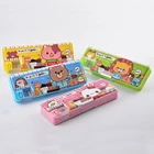 Creative designer modern multipurpose stationery PVC plastic pencil box