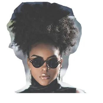 Cute Kinky Curly Pony Tail Hair Piece Nautral Big Kinky Curly Puff