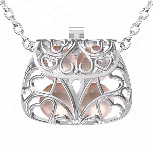Purse multiple pearl cage pendants variety 925 sterling silver lady bag hollow necklace Accessories valentine gift diy jewelry
Purse multiple pearl cage pendants variety 925 sterling silver lady bag hollow necklace Accessories valentine gift diy jewelry