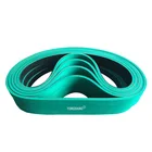 Custom Green Rubber Coating Industrial Rubber Flat Belt For Paste box Machine