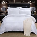 Guangzhou Townzi Hotel Supplies 300TC Hotel queen Size Bed Sheet Set 100% Cotton