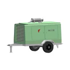小型ディーゼルエンジンコンプレッサー燃料ガスサービス 75 ワットスクリュー空気圧縮機 75hp