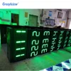 8 inch green color 888.8 display 7 segment digit number Led oil price sign